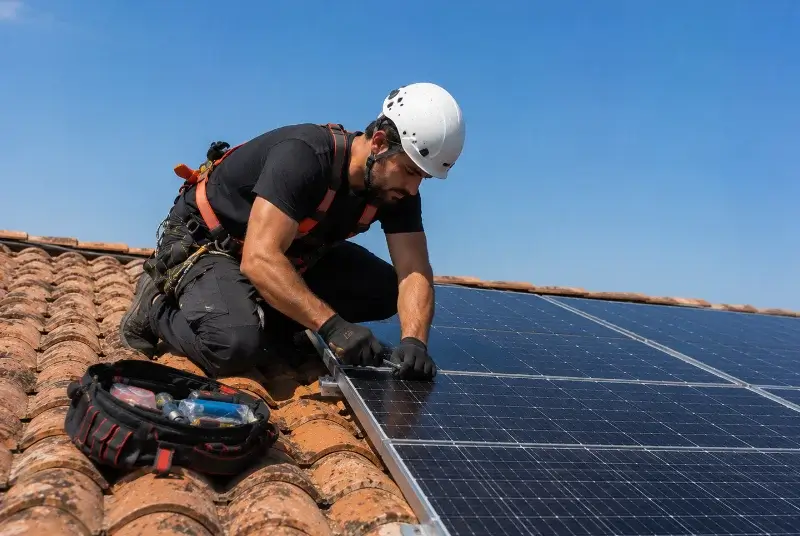 Maintenance et monitoring de panneaux solaires à la Muraz